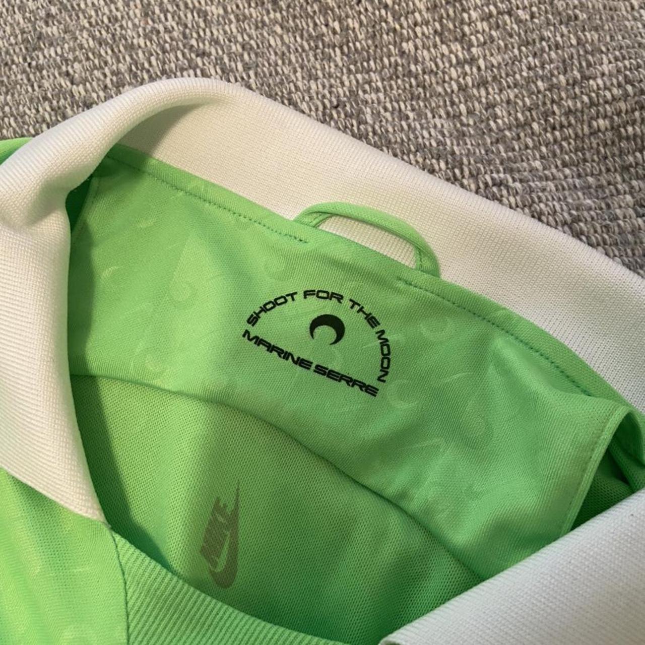 Marine serre x Nike green t-shirt | Depop