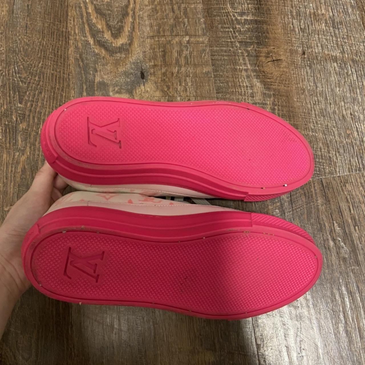 LOUIS VUITTON STELLAR SNEAKERS PINK FITS WOMEN - Depop