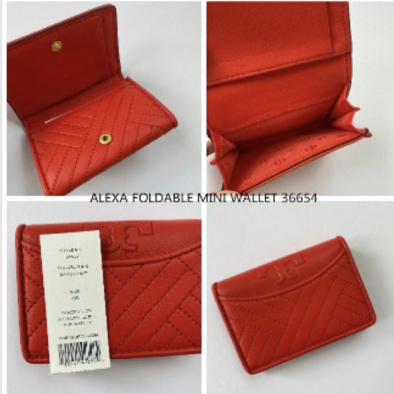 Tory Burch foldable 2024 mini wallet alexa