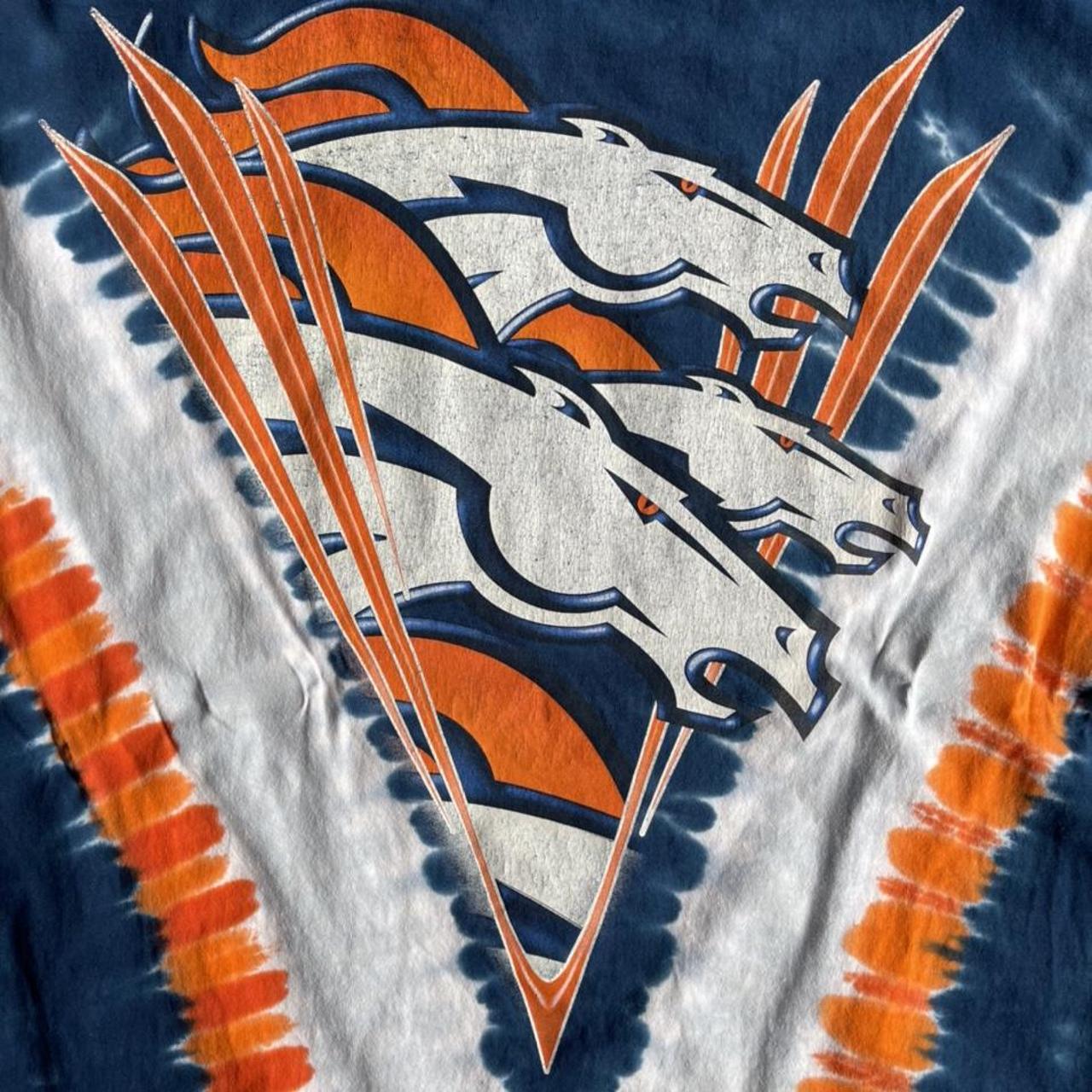 NFL Team Apparel Men's Denver Broncos Tie-Dye - Depop