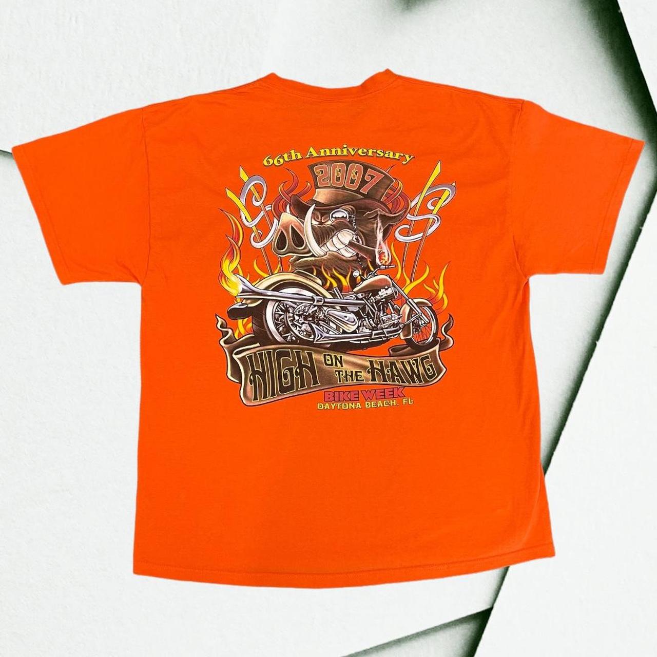 2007 Daytona Bike Week “High on the Hawg” tshirt.... Depop