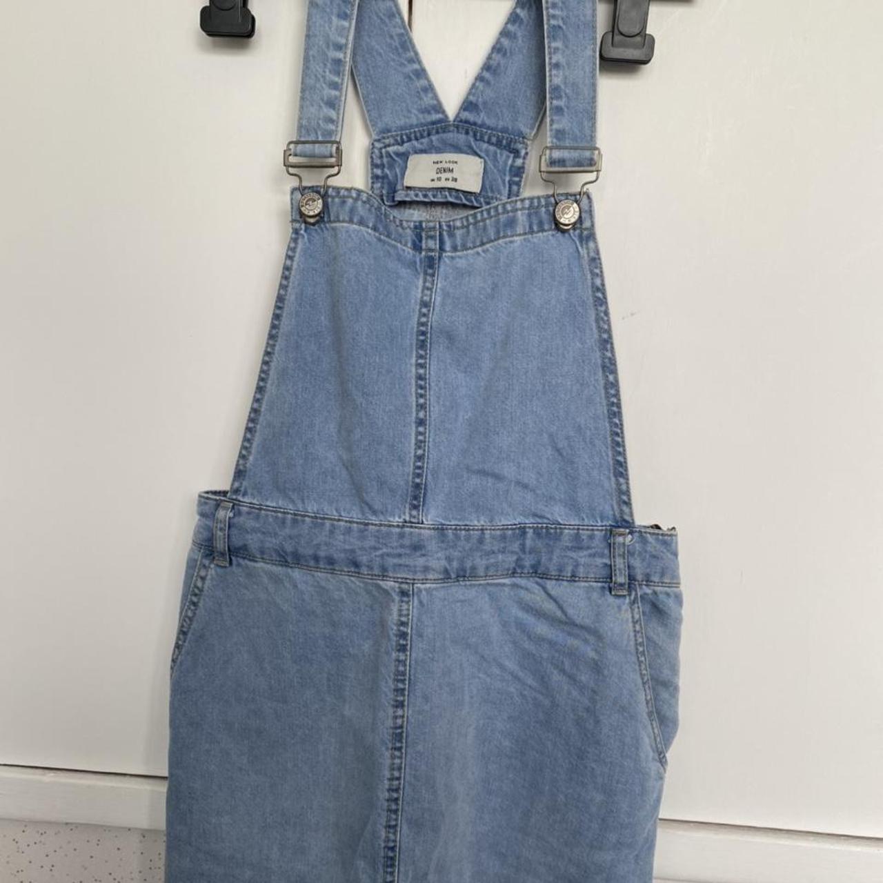 New Look Women's Blue Dungarees-overalls | Depop