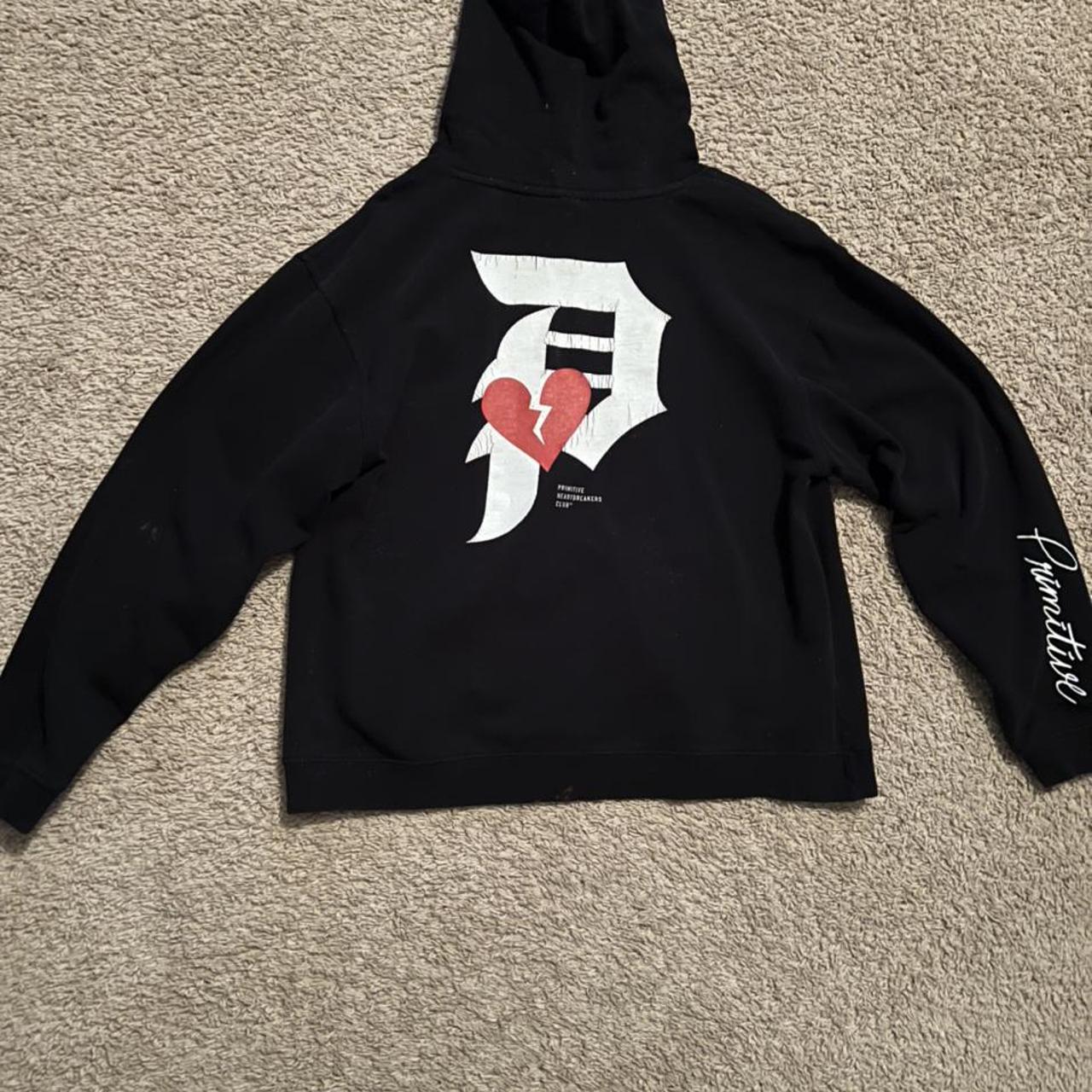 Primitive Heartbreakers Club Hoodie Size Kids XL