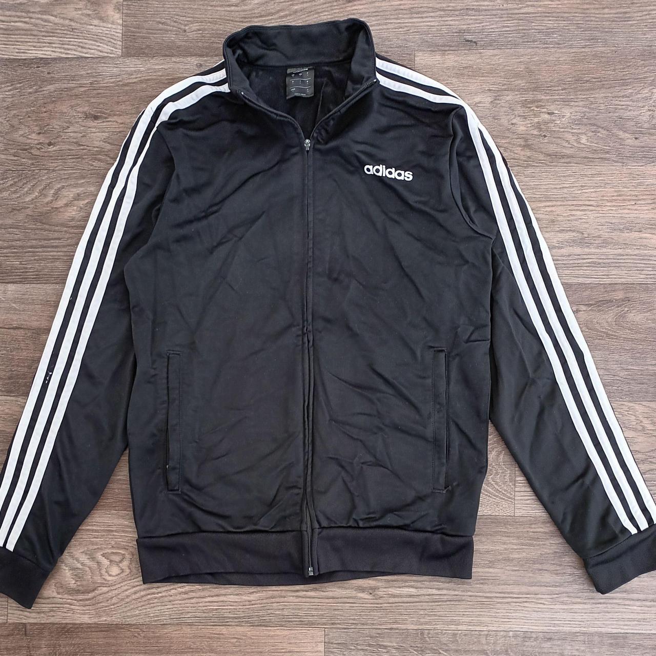 Adidas Women's Black Jacket | Depop