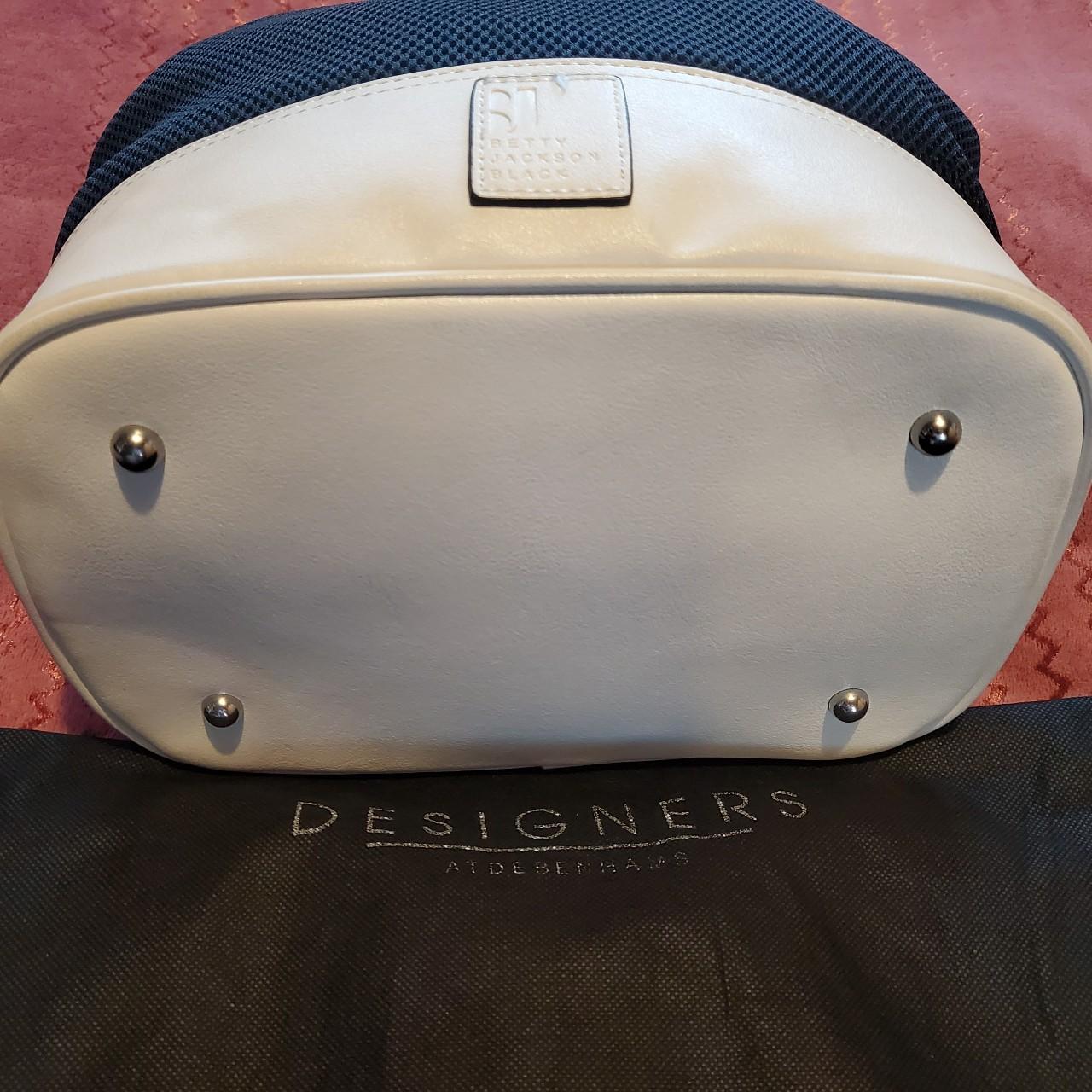 Betty Jackson white genuine leather shoulder bag with mini coin purse &  dustbag on eBid United Kingdom | 172599801