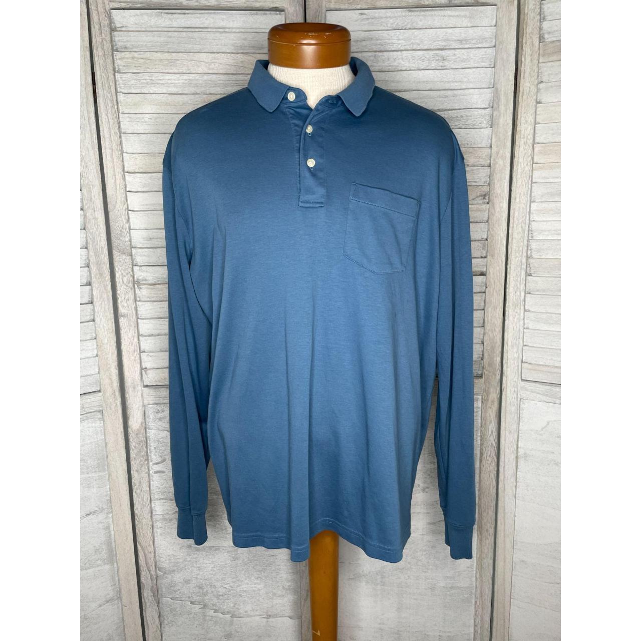 This Season men's long sleeve Louis Vuitton polo - Depop