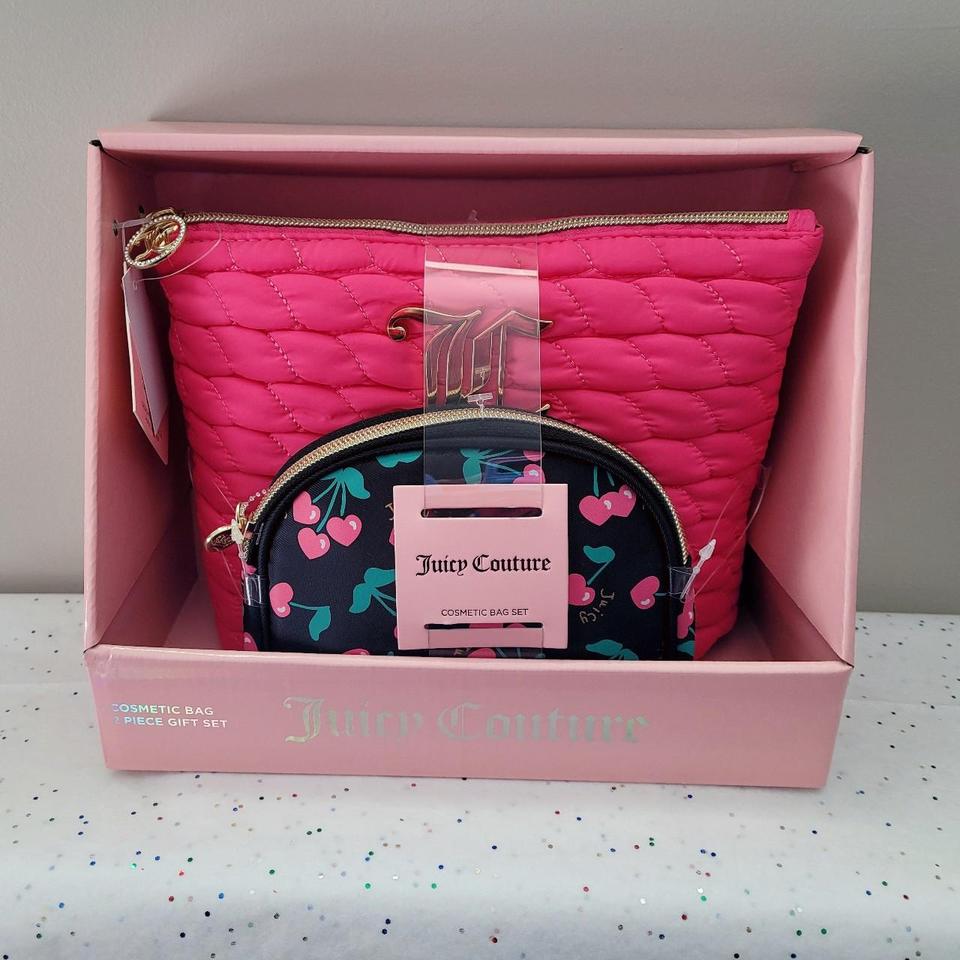 Juicy Couture Travel Cosmetic Bags , - 4 nesting