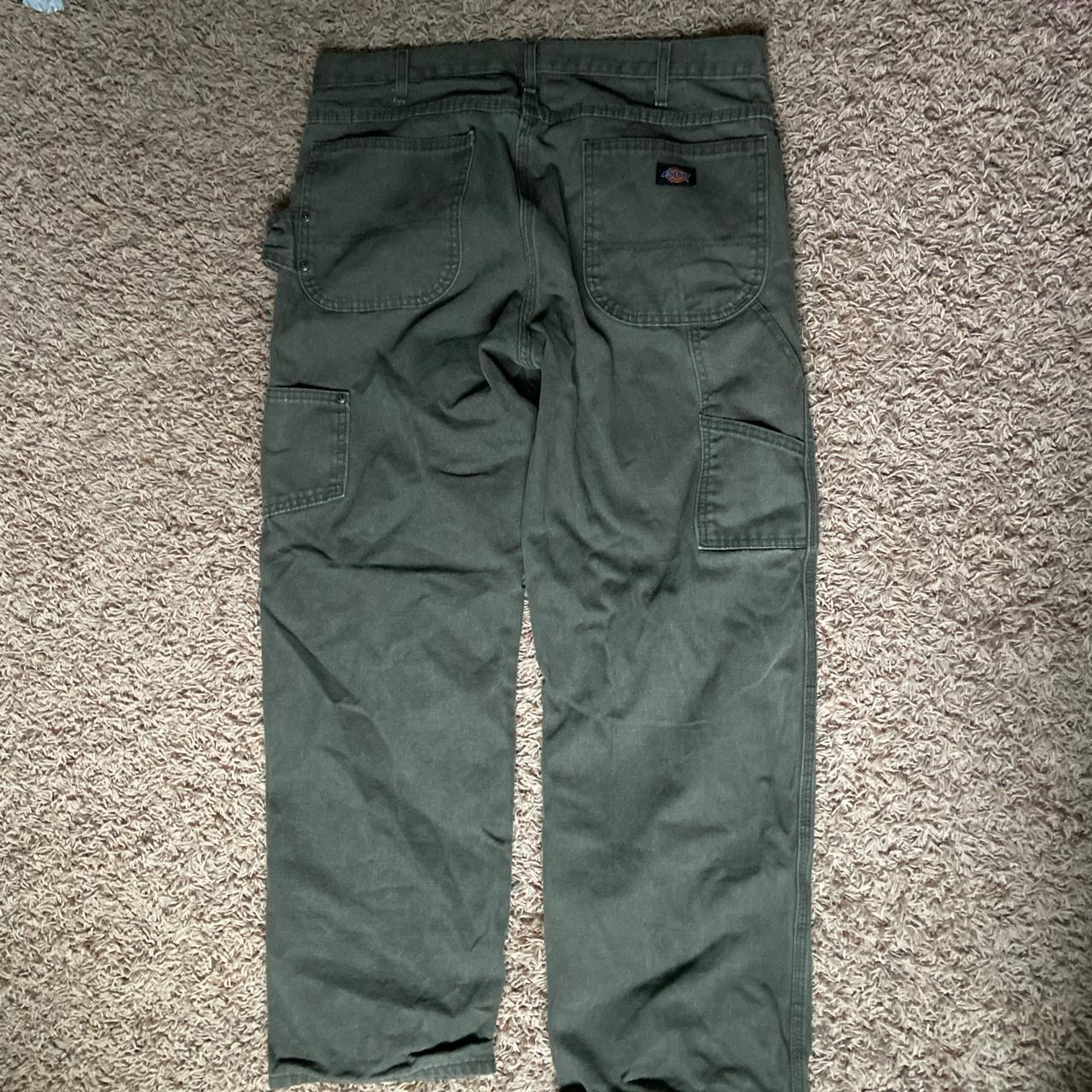 Dickies green hot sale carpenter pants