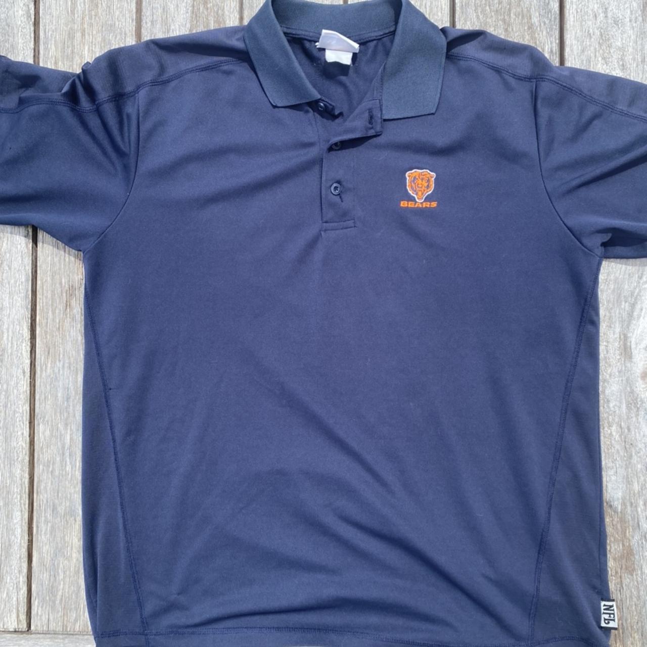 Vintage Chicago Bears polo T-Shirt #vintage #nfl - Depop