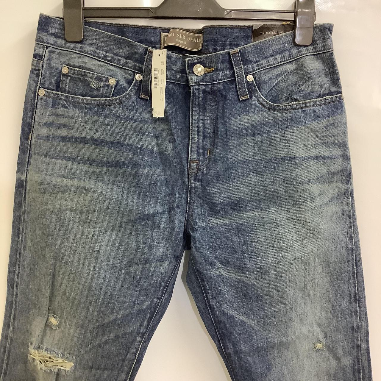 NEW - Point Sur Denim Vintage Cropped Jeans - Size... - Depop