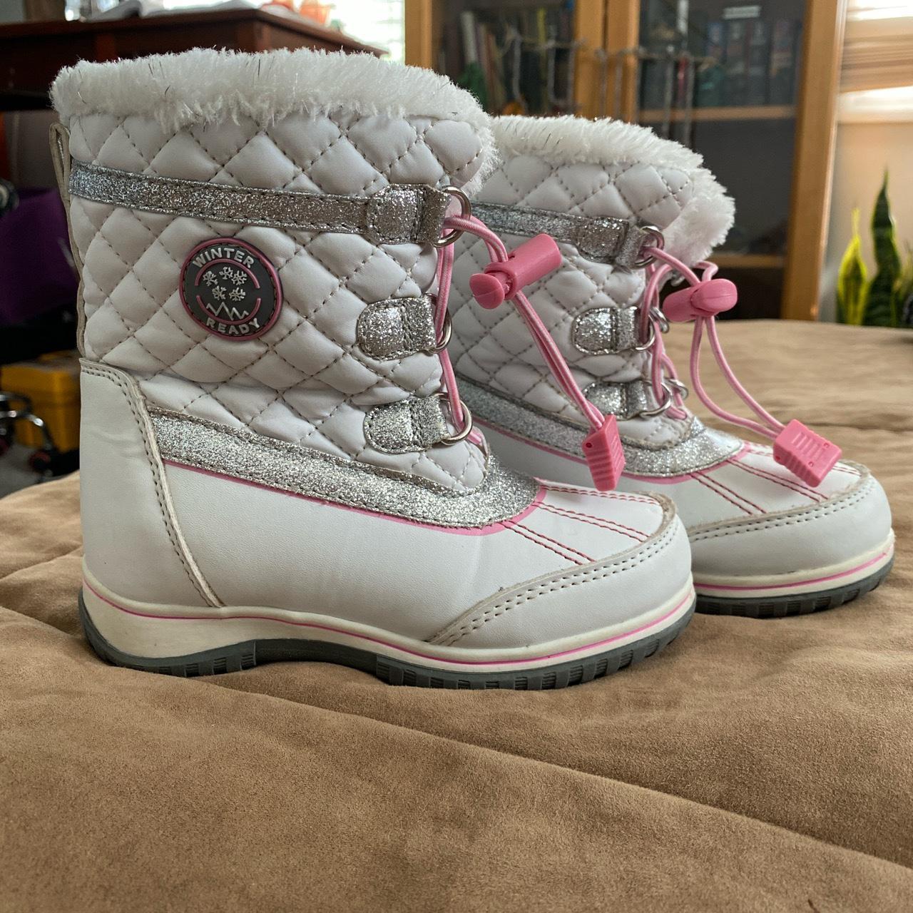 Little girls clearance silver boots