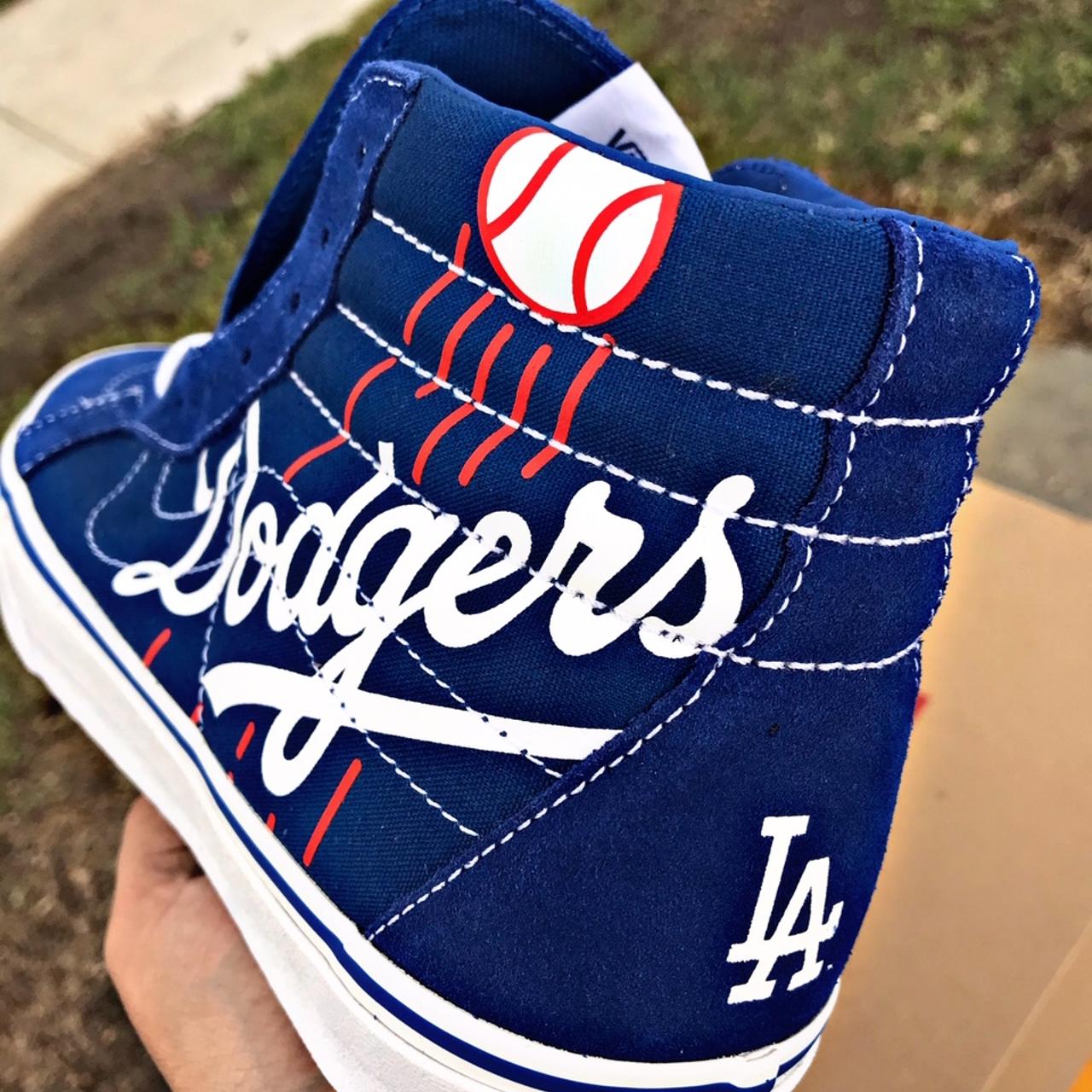 Mlb Toddler Dodger Vans Vans SK8-Hi Reissue MLB (baseball) Los Depop