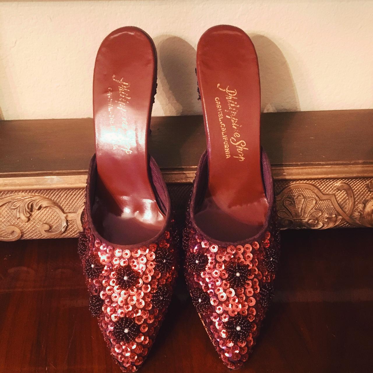 beaded mules