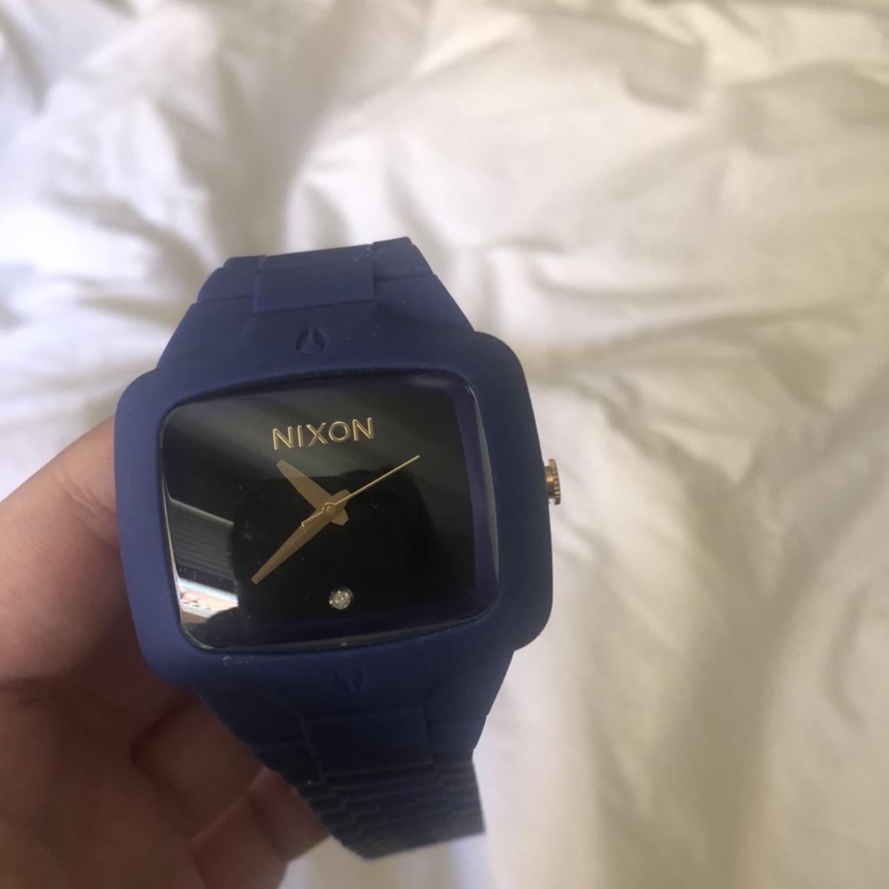 Dark Blue Nixon Watch #nixonwatch - Depop