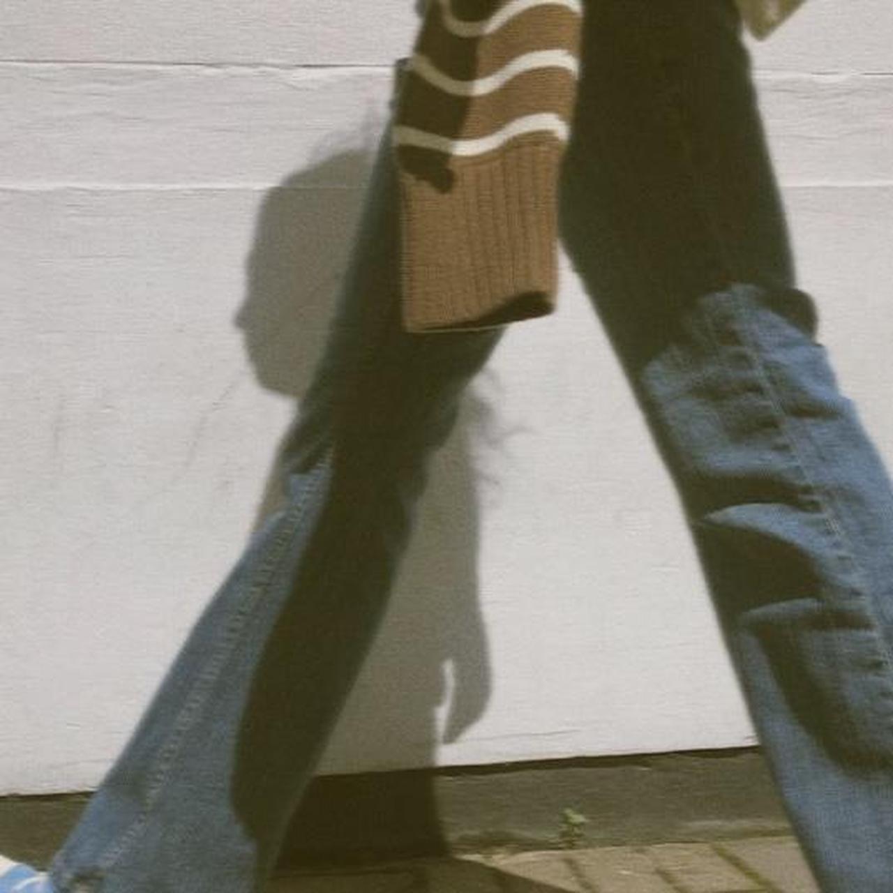 y2k brandy melville brielle 90s low rise flared... Depop