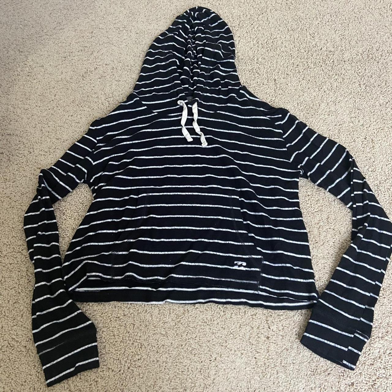 Black and white billabong Hoodie size small. Great... - Depop