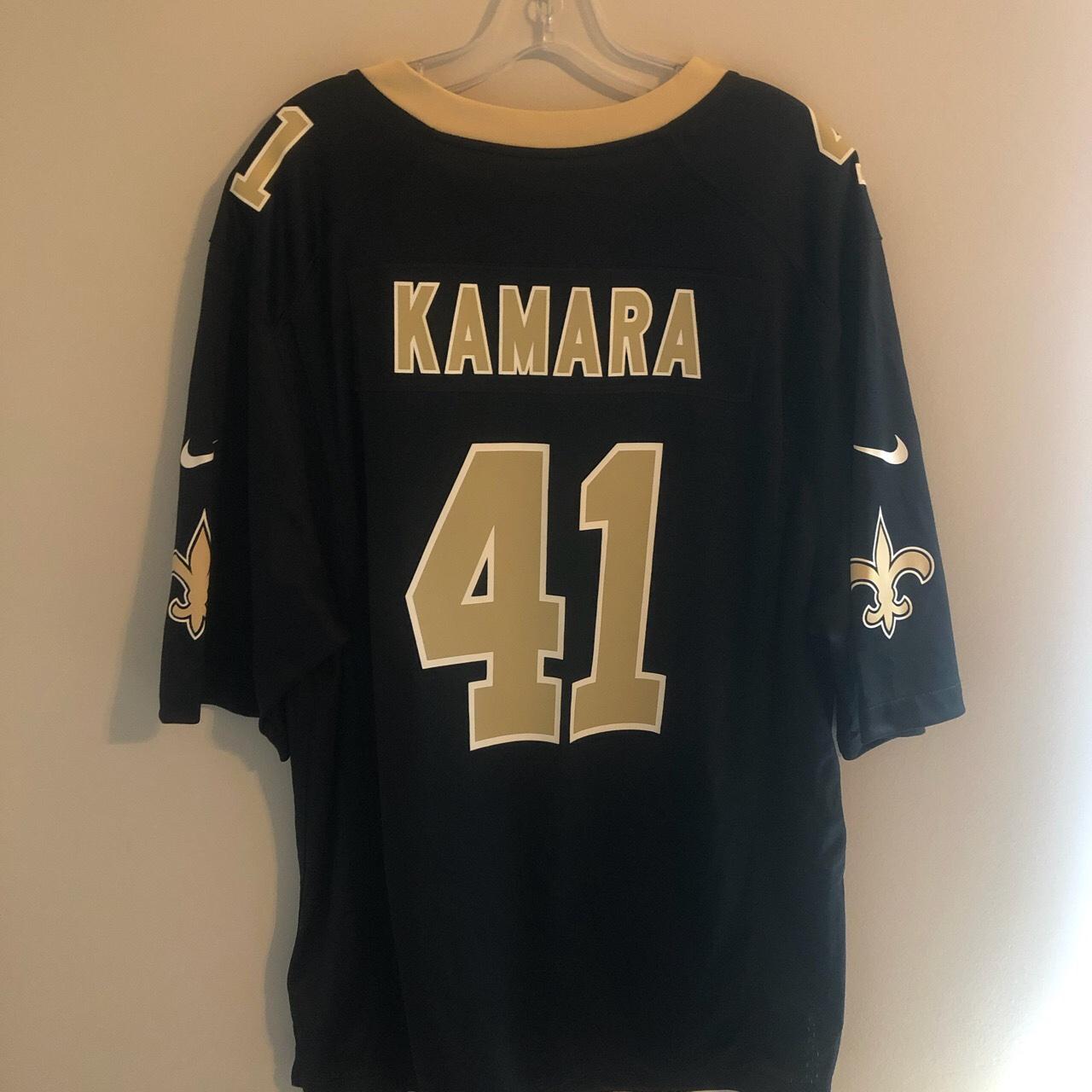 Black Nike NFL New Orleans Saints Kamara #41 Jersey