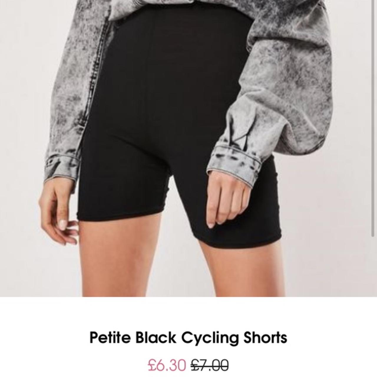 Petite Black Basic Cycle Shorts