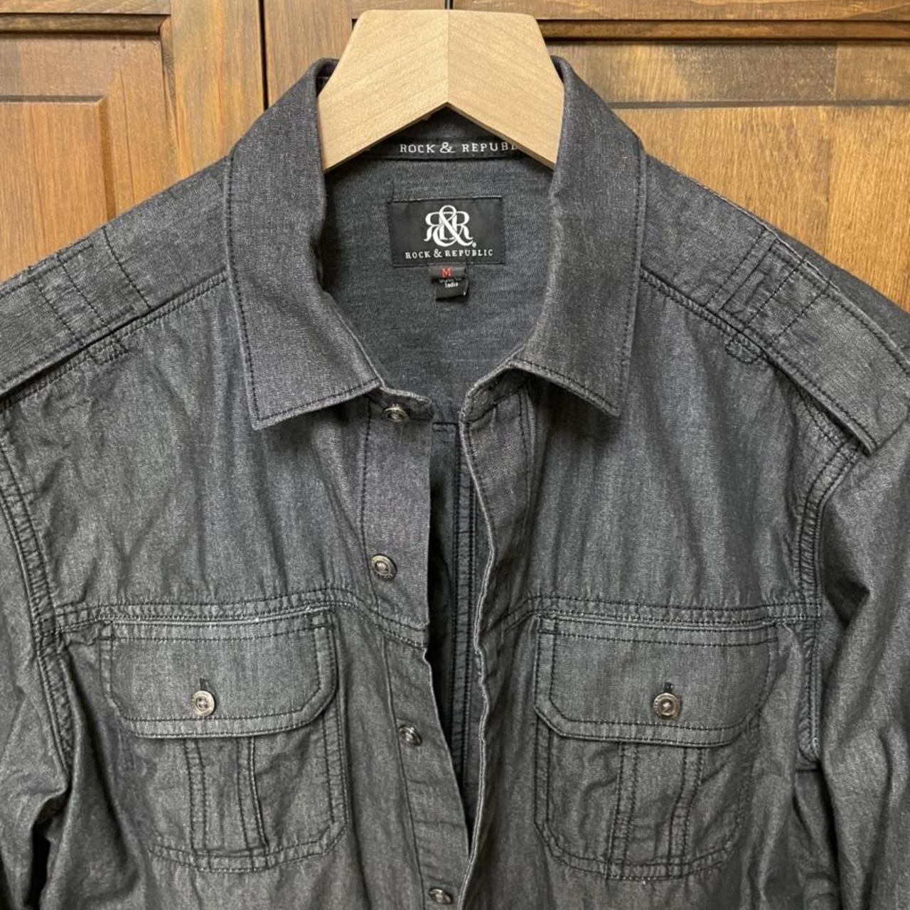 Rock and Republic Men's Grey Shirt (3)