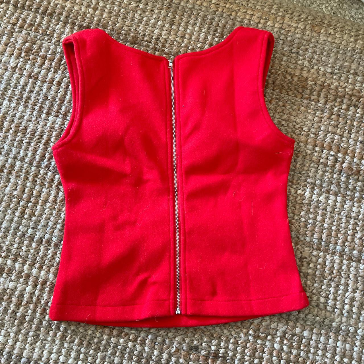 SHEIN Women's Red Corset | Depop