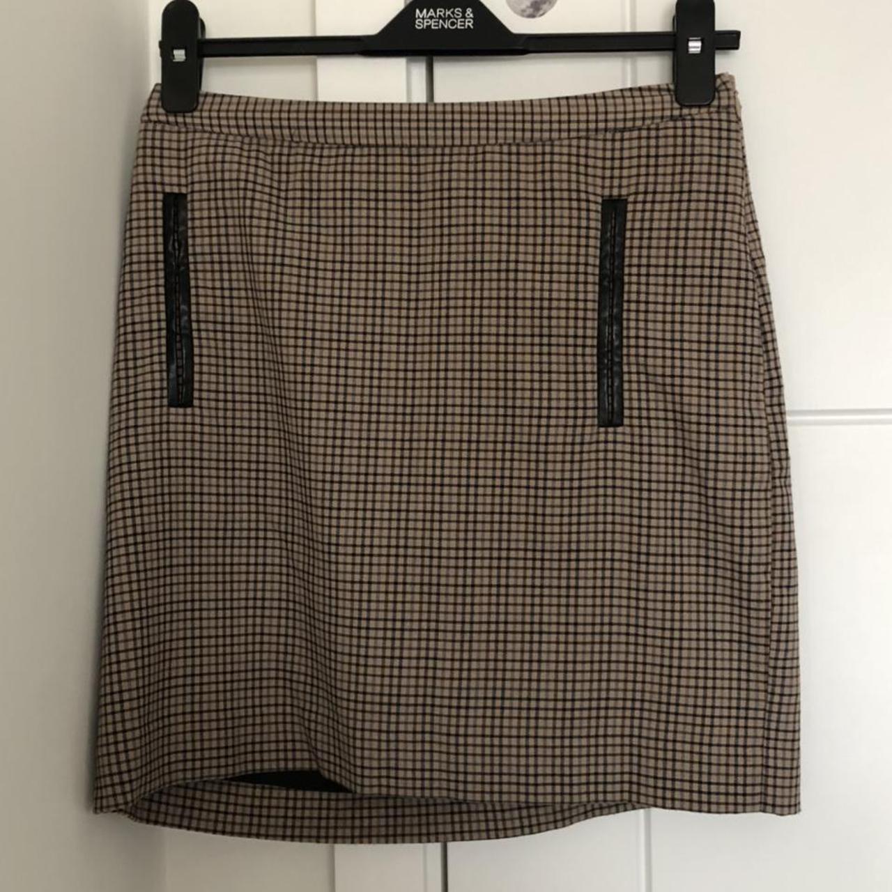 dark academia skirt, truly by part two, size 10 UK ... - Depop