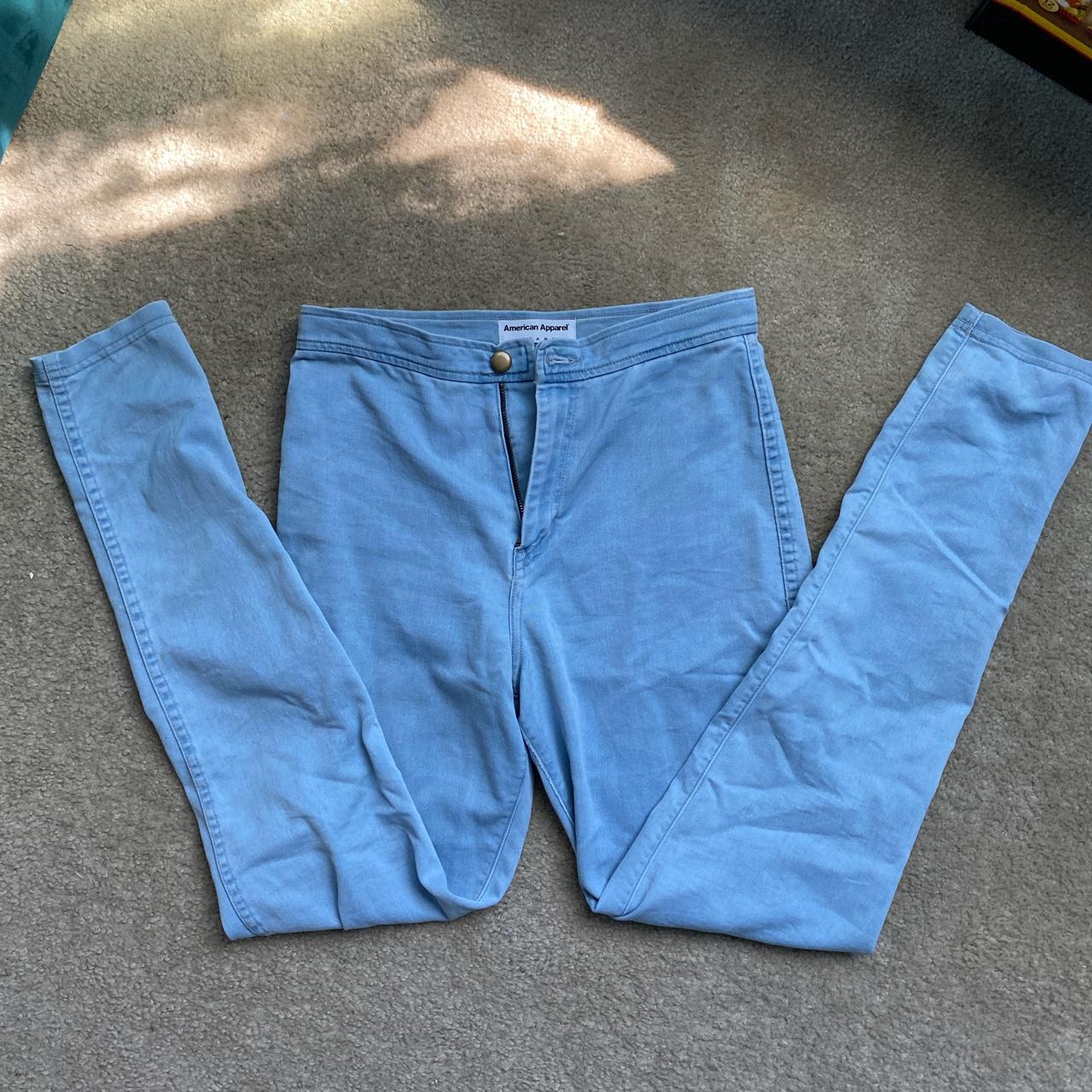 American Apparel “the Easy Jean” high waisted jeans,... - Depop