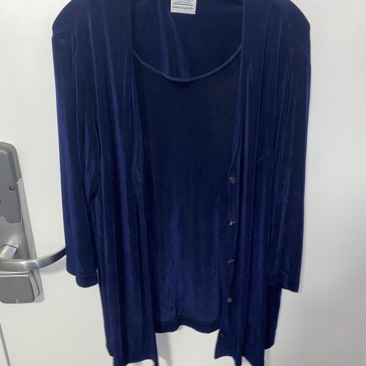 Midnight hot sale blue cardigan