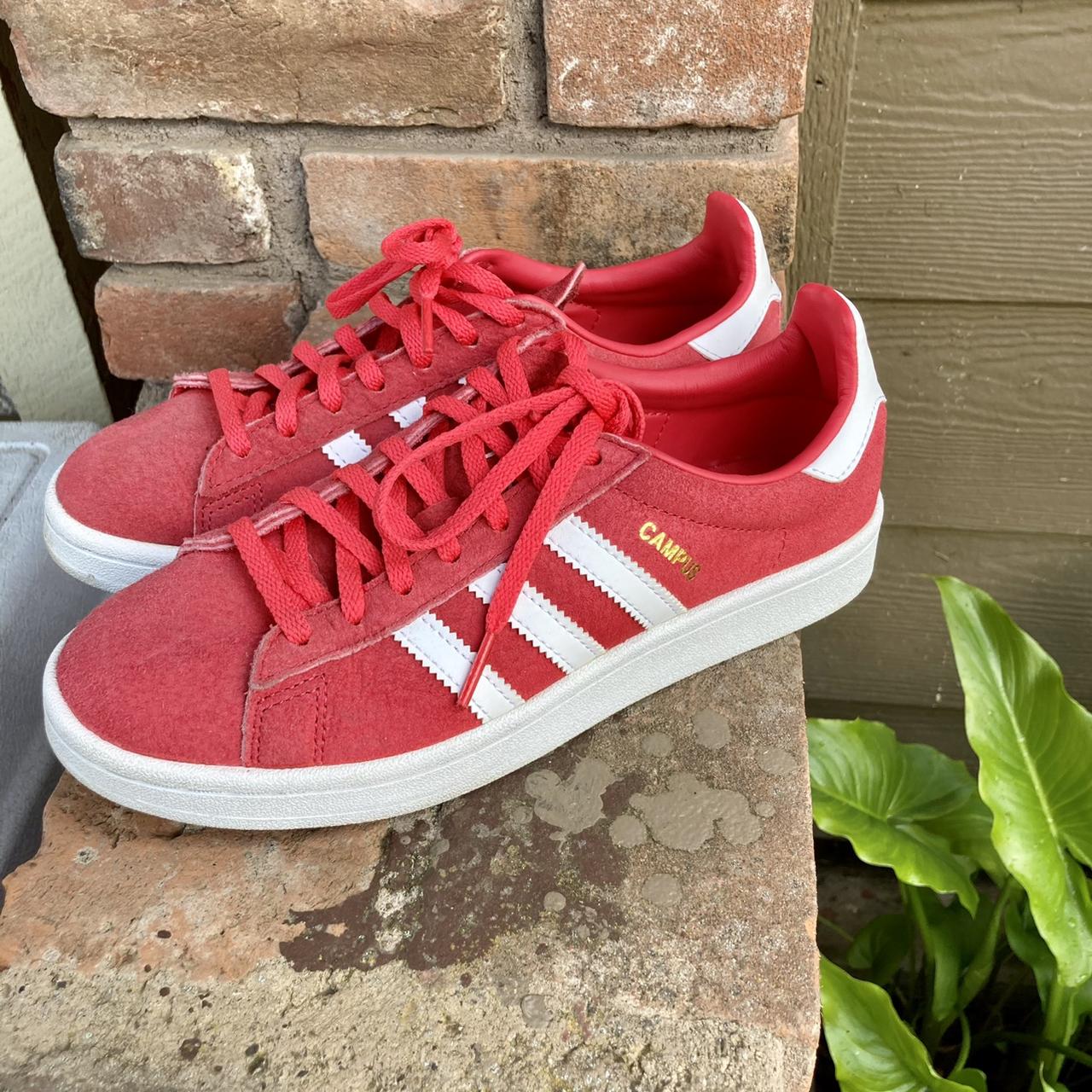 Product Image 1 - Cherry red campus kicks. Tag