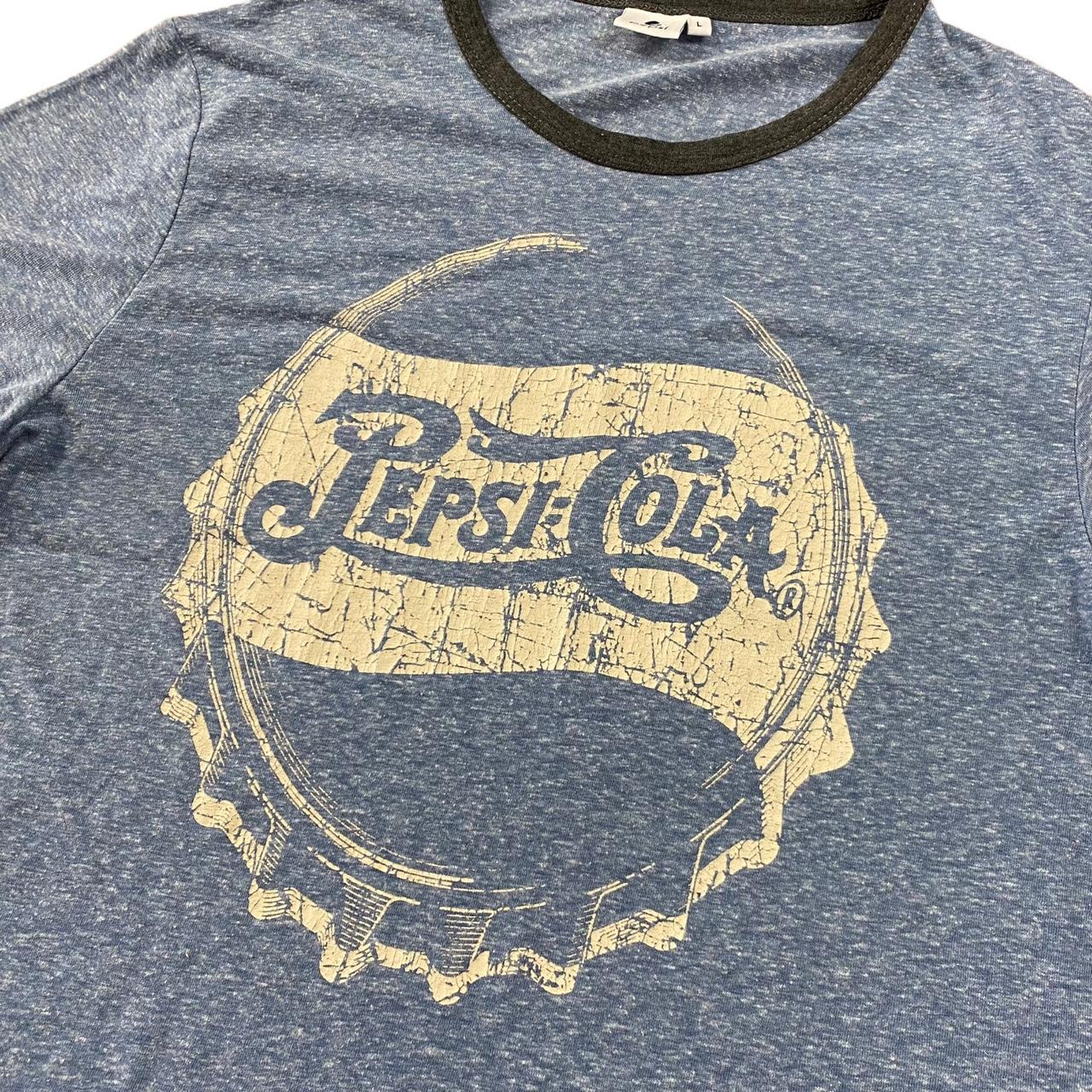 Pepsi Cola Official T Shirt Tee Bottle Cap Graphic - Depop