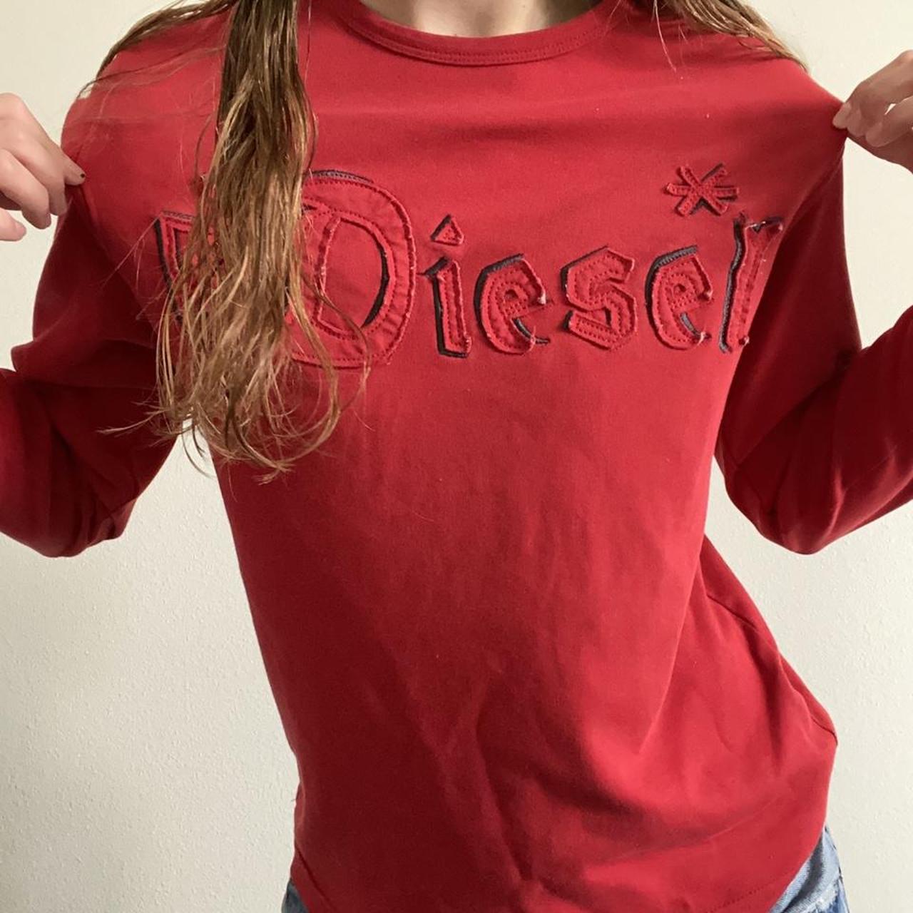 Diesel Women's Red T-shirt (3)