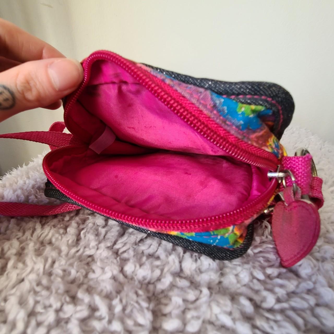y2k mini purse in pink/tiedye Unbranded but gives... Depop