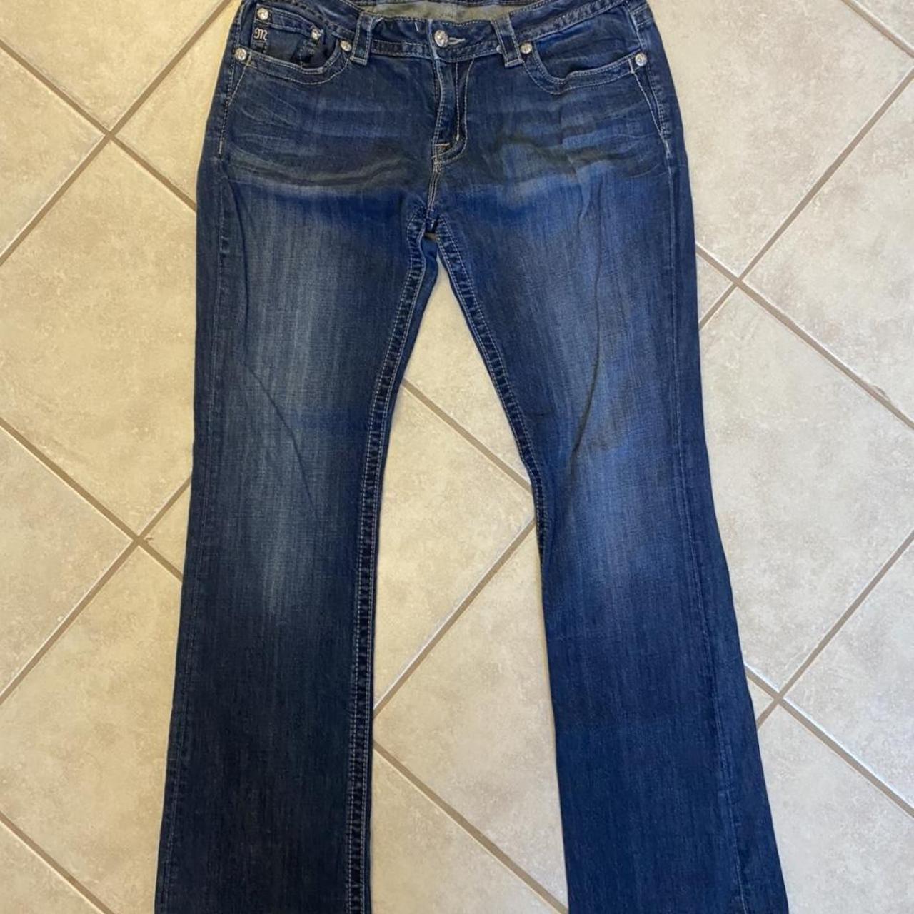 the most gorgeous miss me lowrise flare jeans size... - Depop