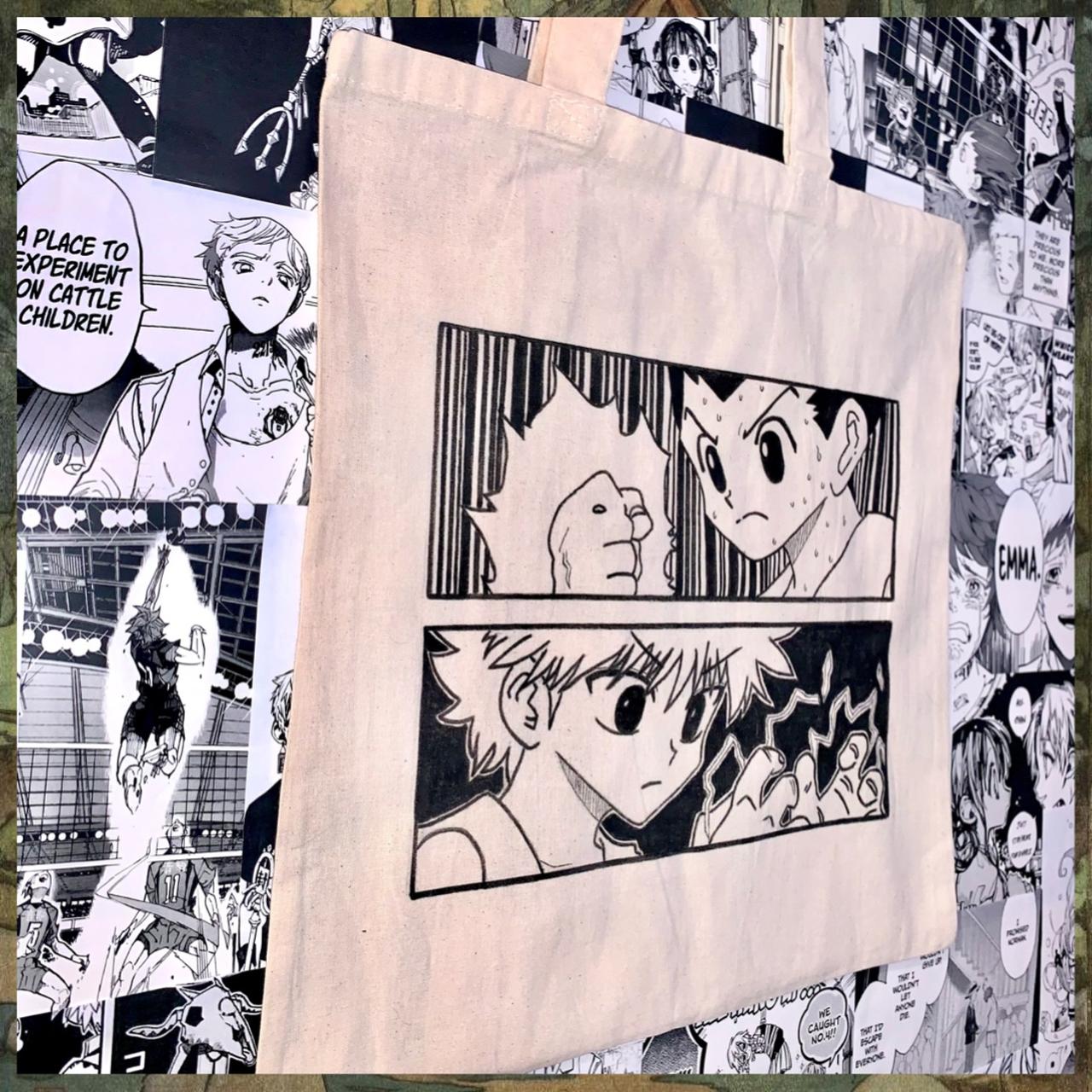 Custom Hunterxhunter Tote Canvas Bag Commission Depop