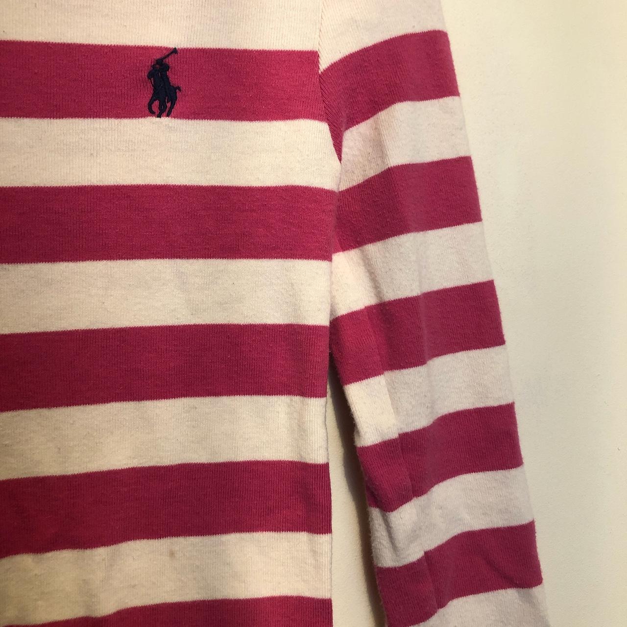 Authentic Polo Raul Lauren striped long sleeve top... - Depop