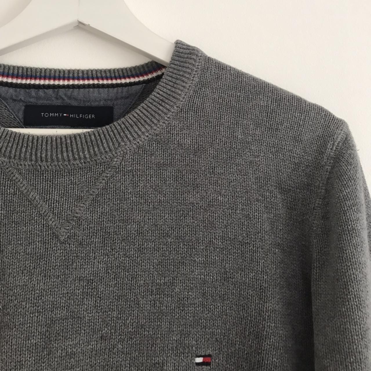 tommy hilfiger grey jumper