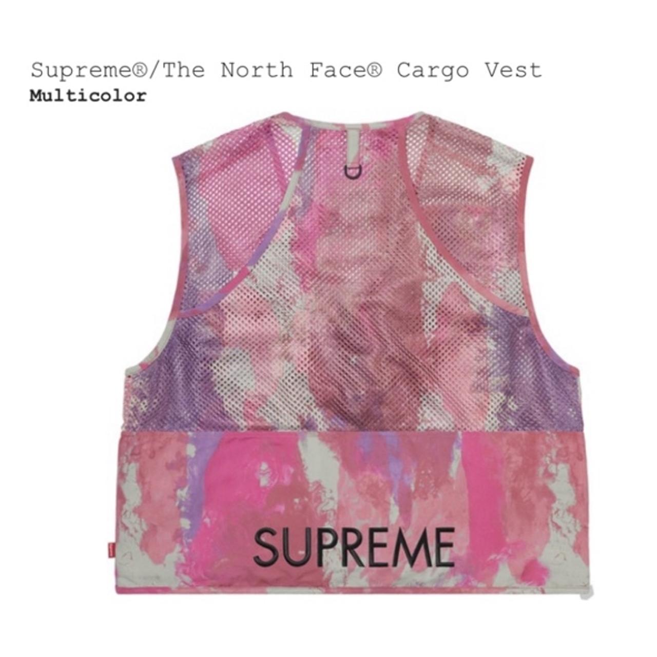 SUPREME X THE NORTH FACE MULTICOLOUR CARGO VEST SIZE... - Depop