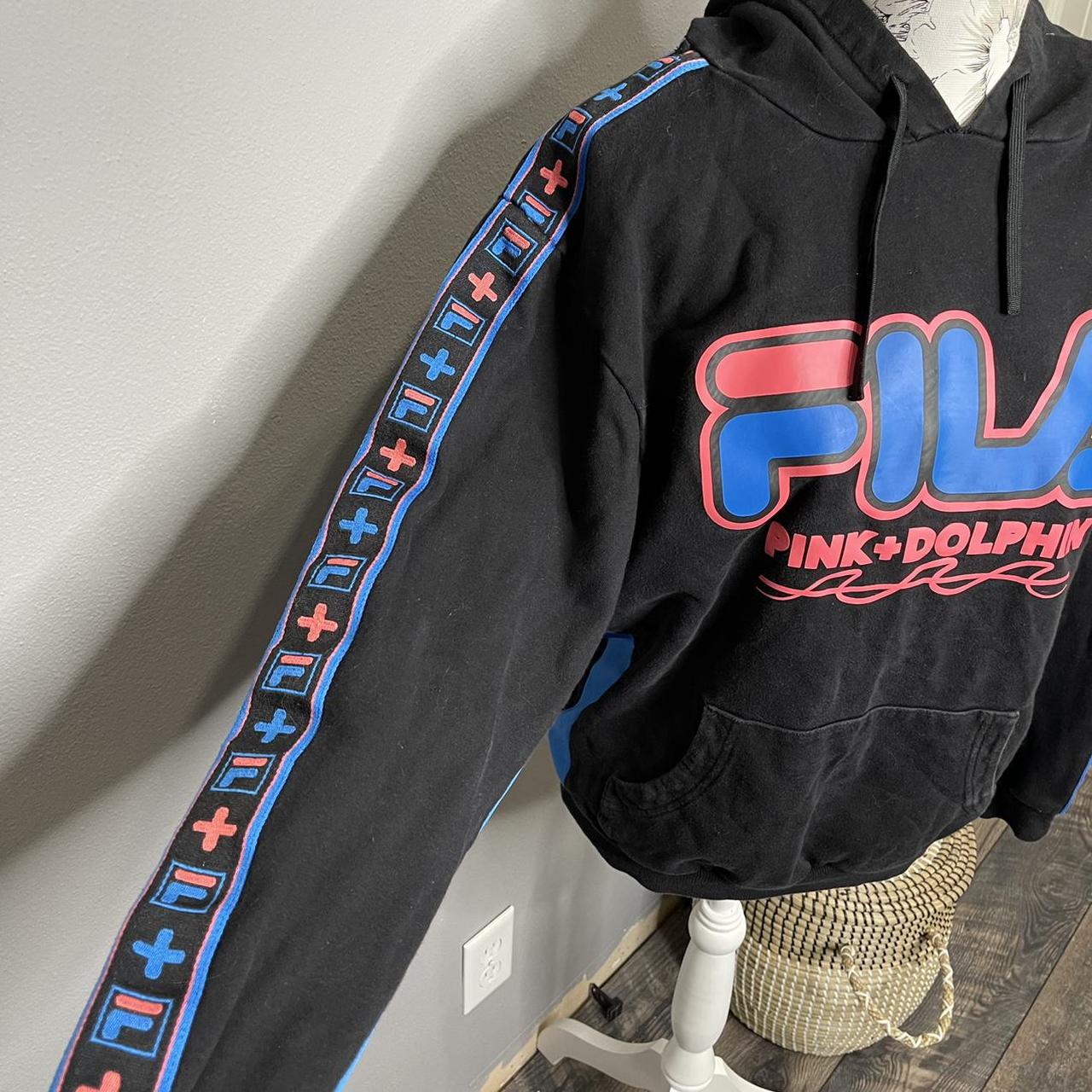 Fila pink 2025 dolphin hoodie