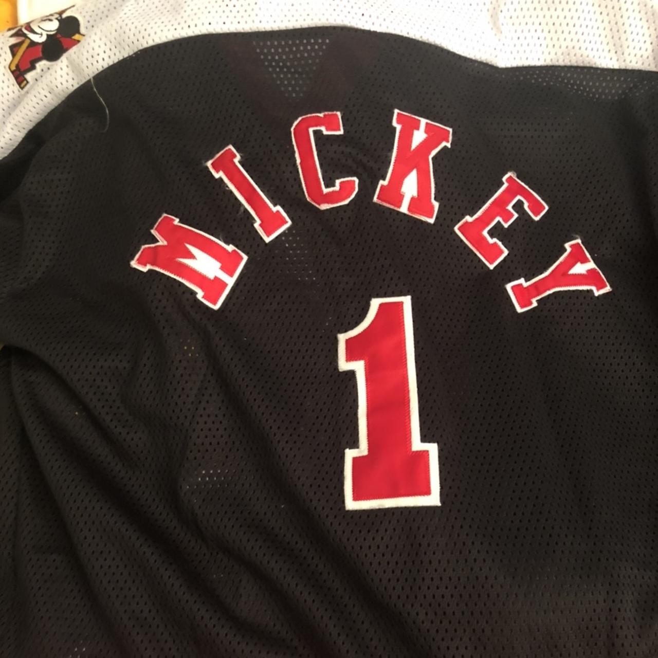Vintage Mickey Mouse hockey jersey!! SizeXL... Depop