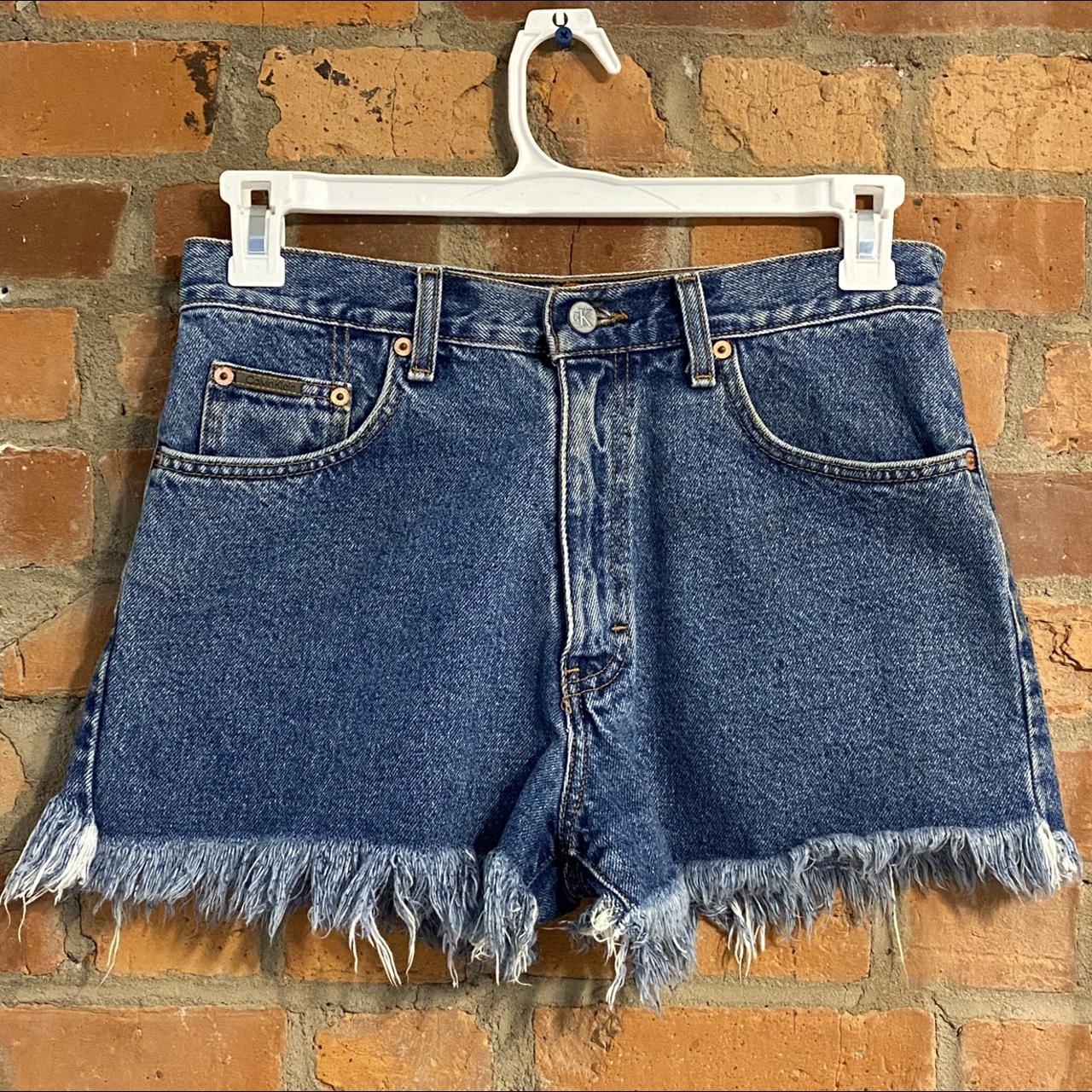 Calvin Klein USA Cutoffs Denim Jean Shorts *Made in... - Depop