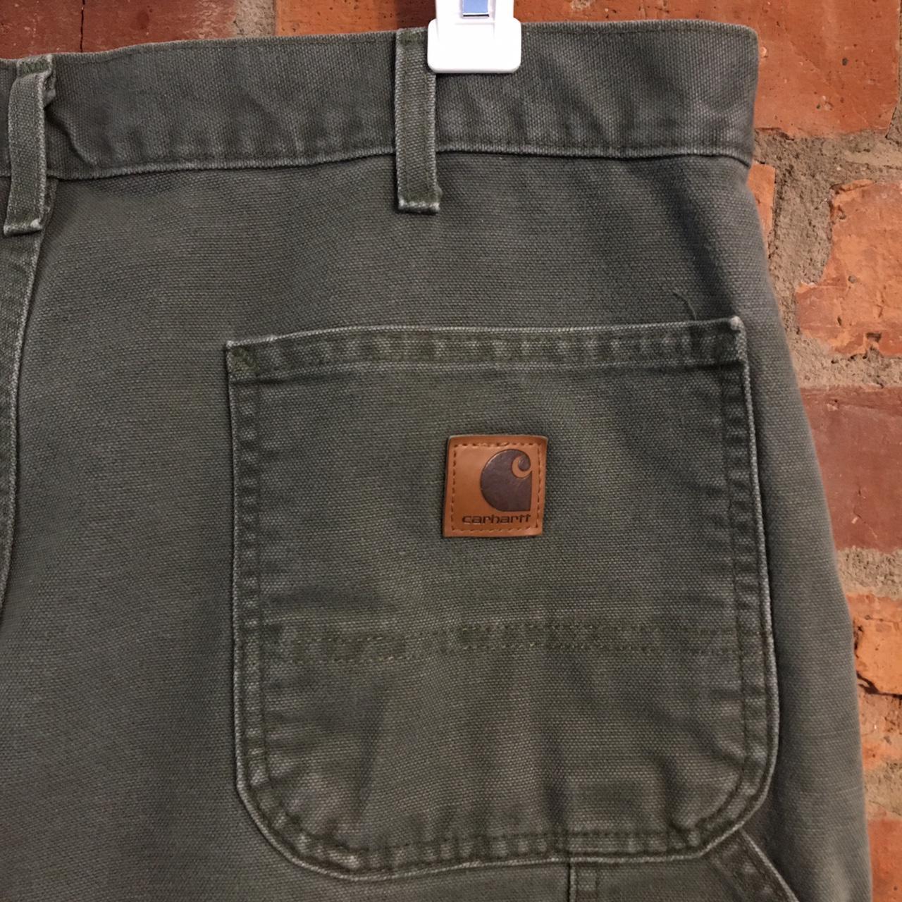 Carhartt Heavyweight Hunter Green Carpenter... - Depop