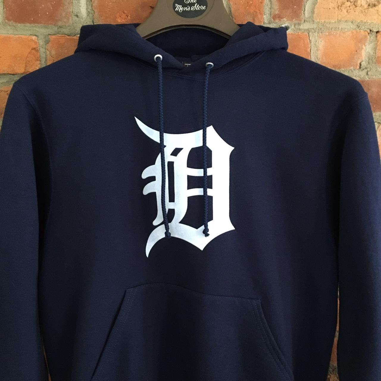 Detroit Tigers Men's Majestic Grey Athlete Hoodie