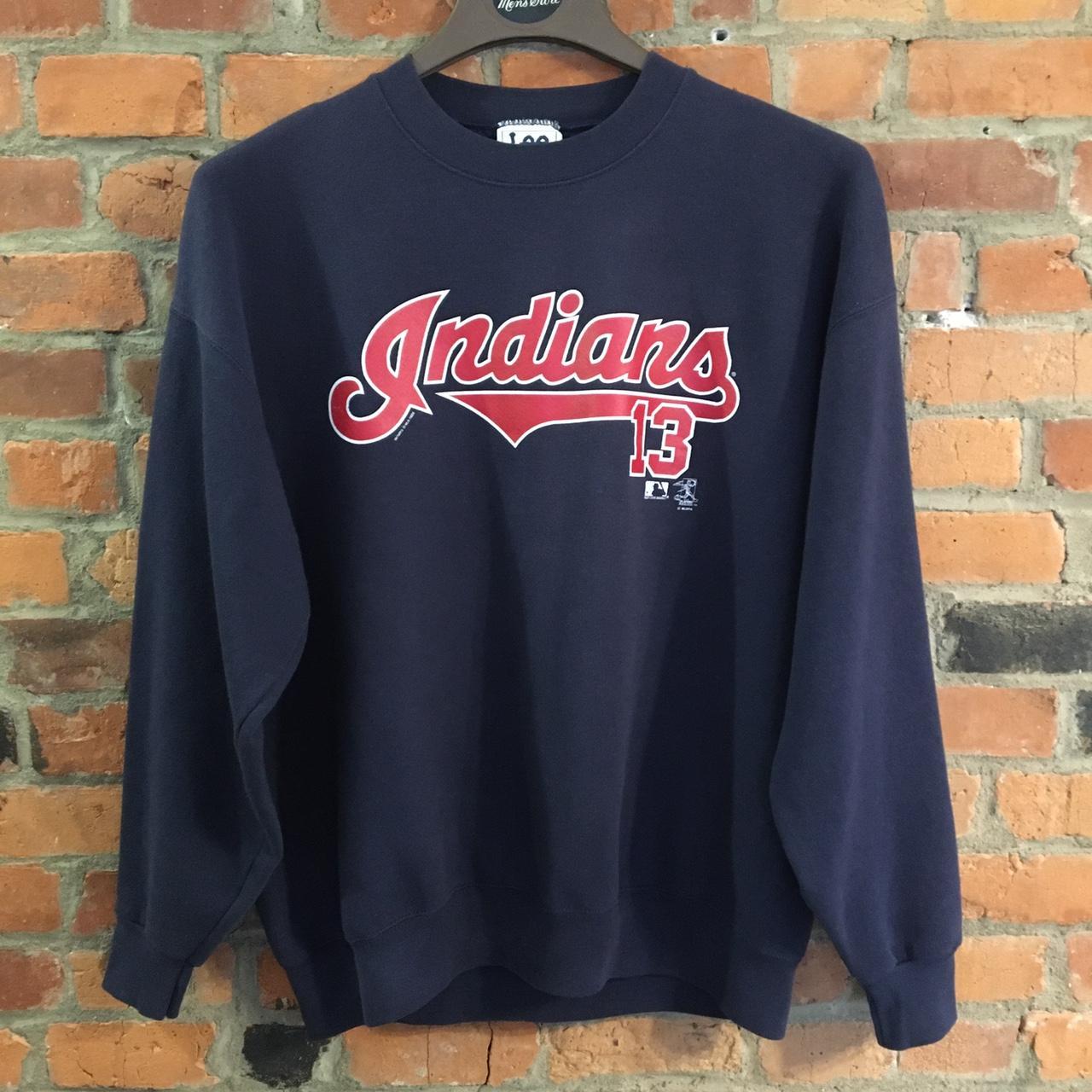 Vintage Cleveland Indians sweatshirt 90s - Depop