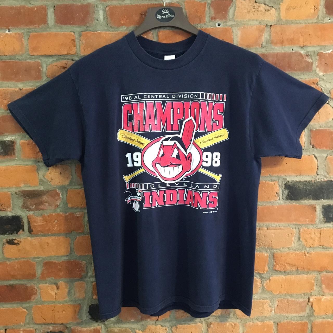 Cleveland Indians Jersey Vintage 90s Baseball - Depop