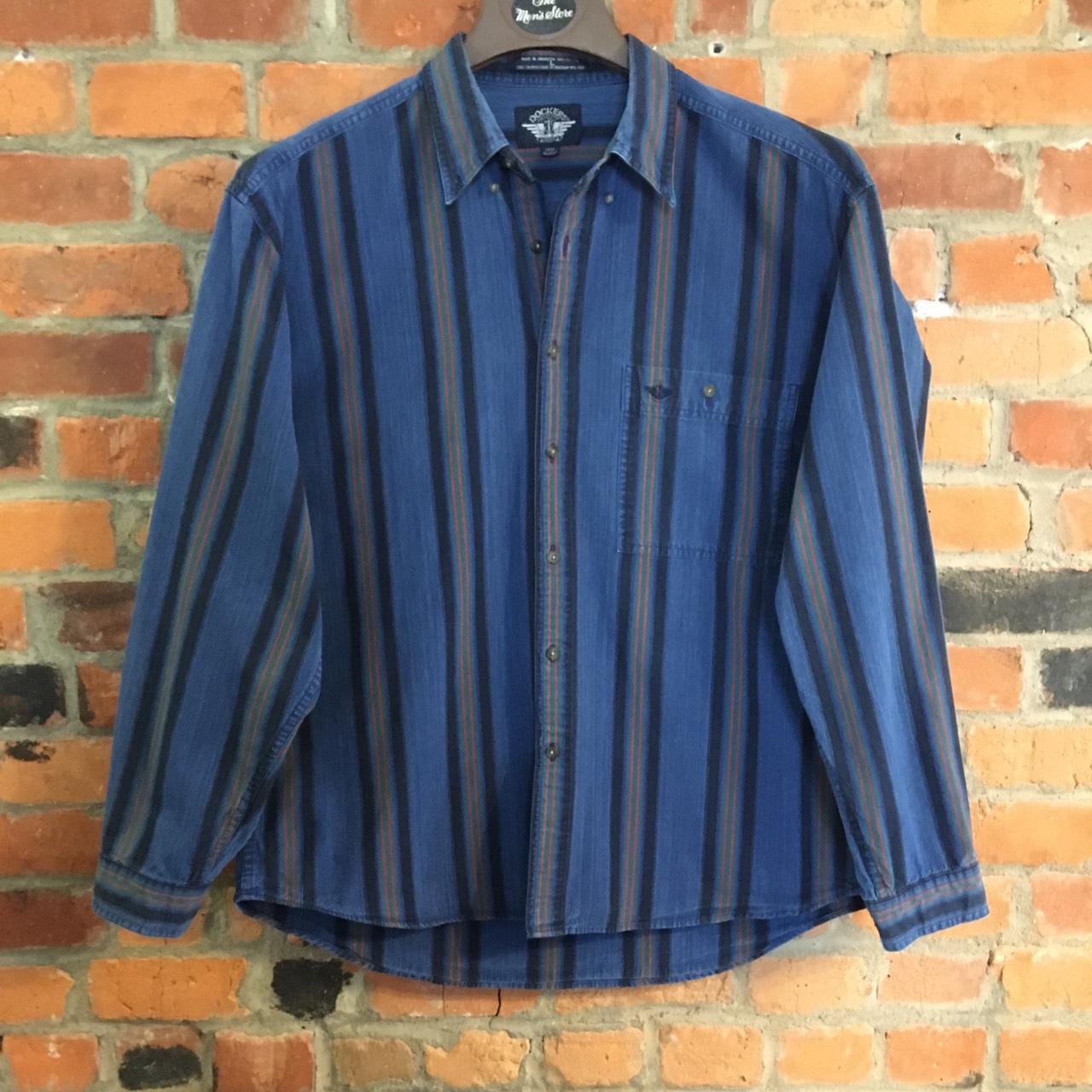 Dockers Men's Long-Sleeve Regular-Fit Printed Casual Shirt - Macy's