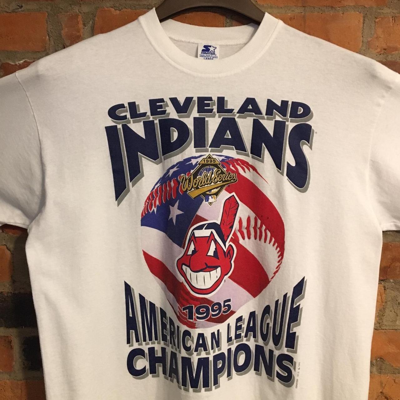 Vintage 90s Cleveland Indians Starter Baseball - Depop