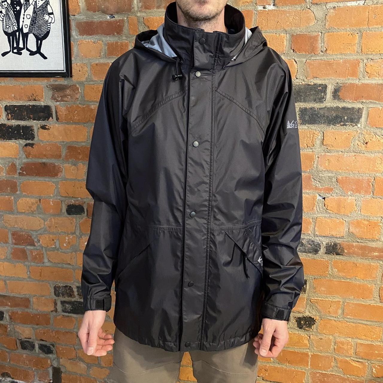 REI CoOp Elements Waterproof Windbreaker Raincoat... Depop