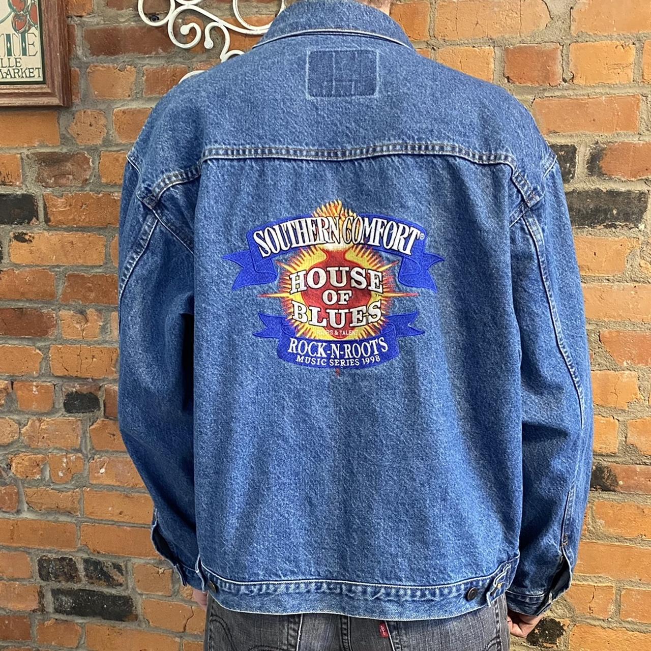 House of Blues Southern Comfort Vintage 90s Denim... - Depop