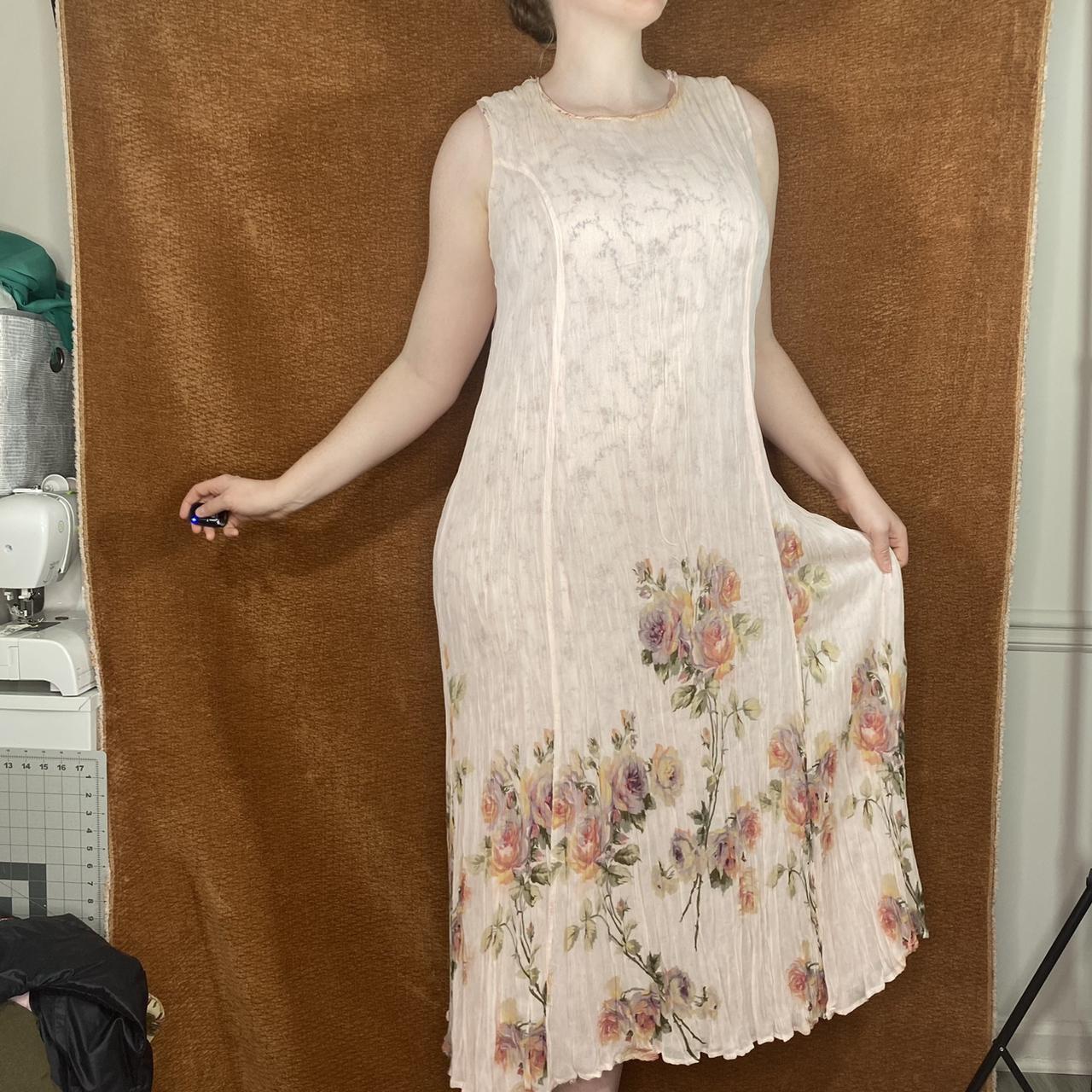 Vintage chiffon dress/jacket set, size XL. Deadass... Depop