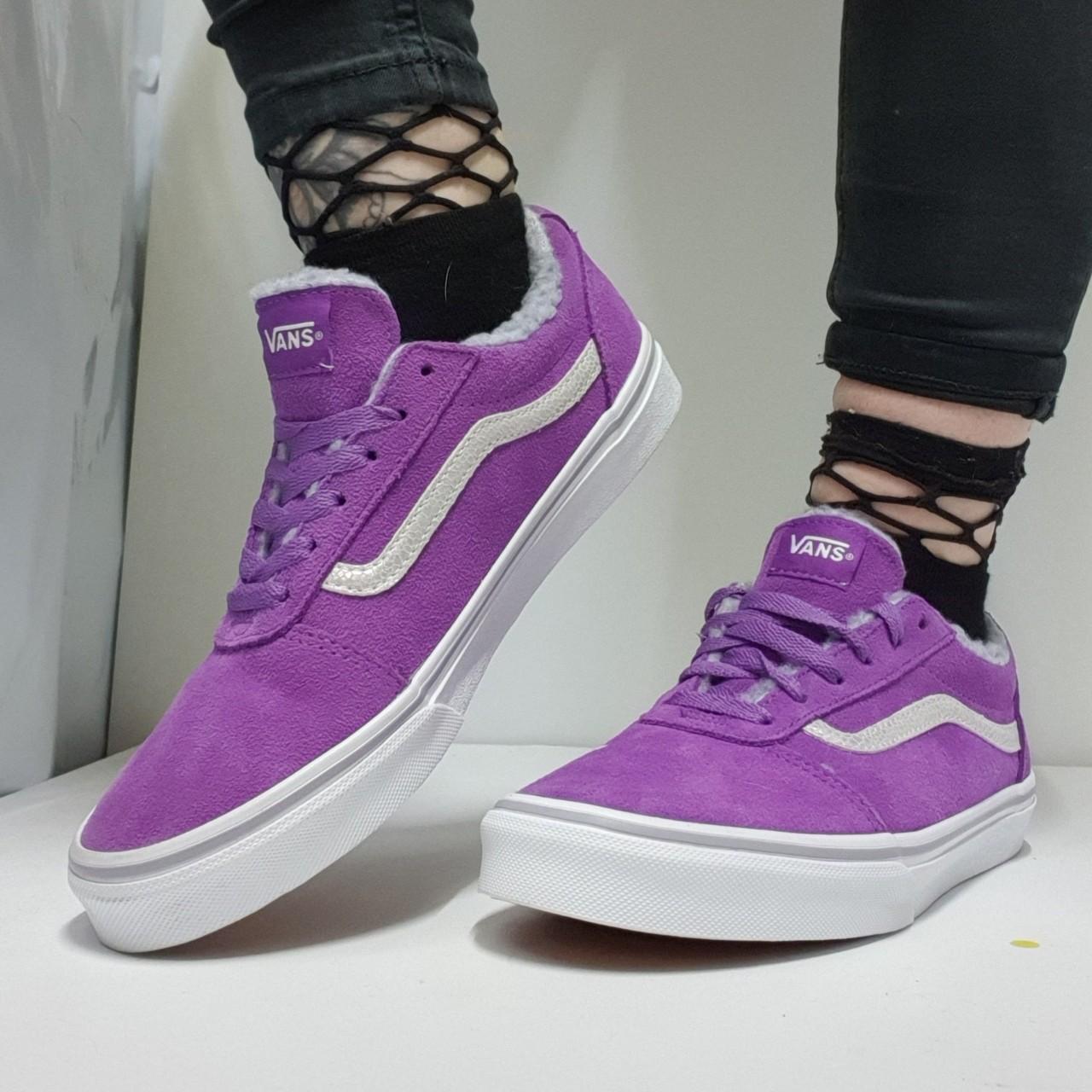 purple vans size 3