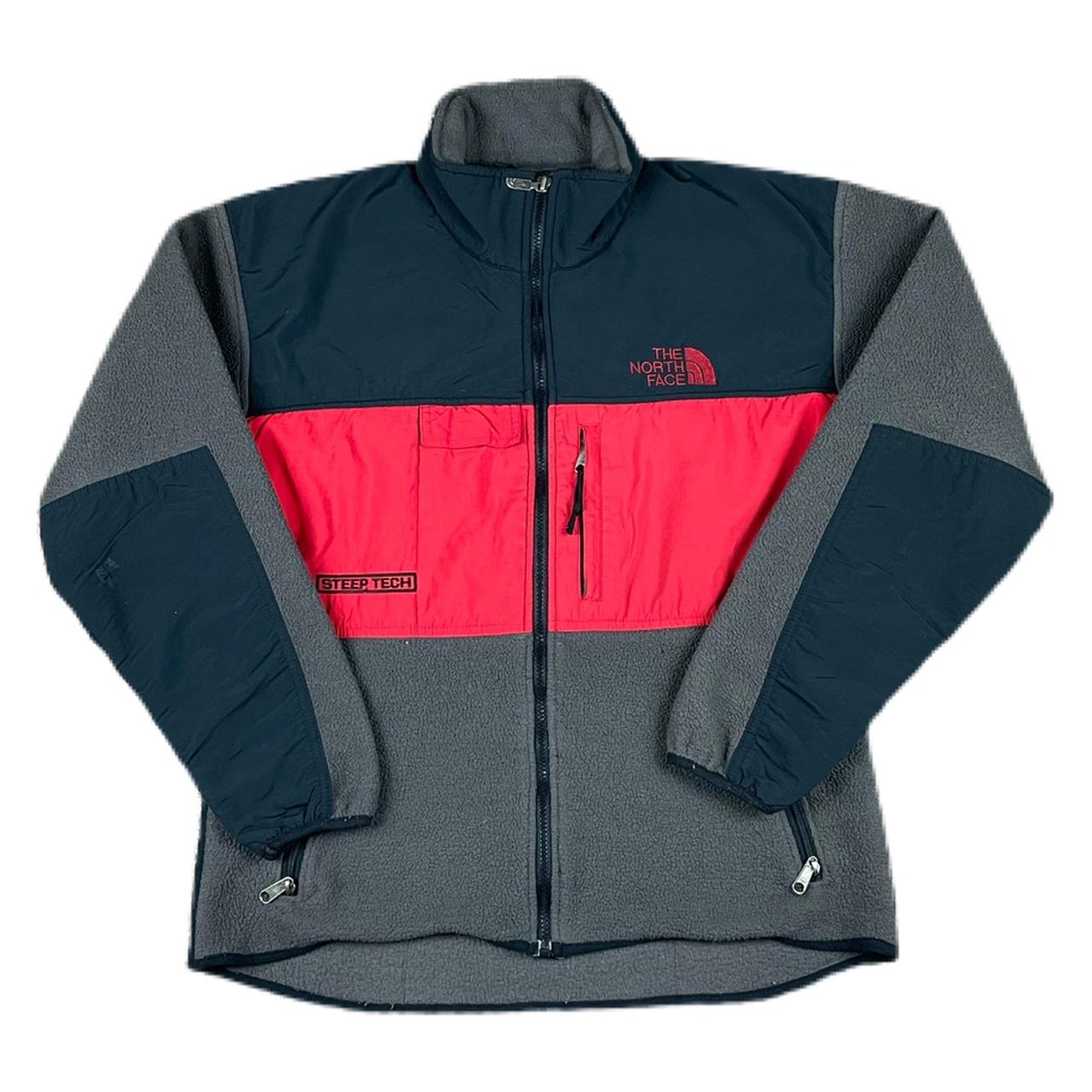 Vintage North Face Steep Tech Fleece Full Zip 1990s... Depop